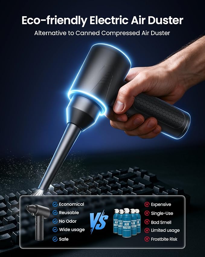 Electric Air Duster – 150000RPM Powerful Compressed Air Duster - Image 3