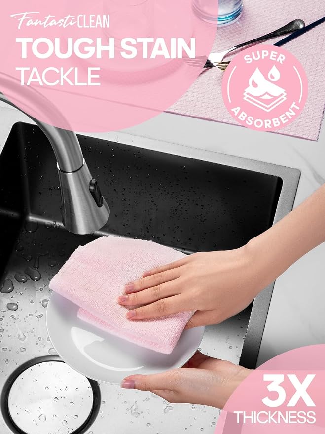 Fantasticlean Large Tear-Away Microfiber Cleaning Cloth Roll - Image 4
