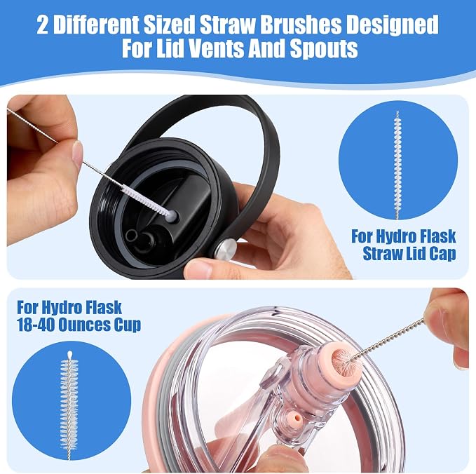 XANGNIER 4 PCS Water Bottle Cleaner Brush Kit - Image 2