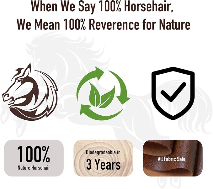 4-Piece 100% Horse Hair Shoe Brush Kit Premium Dauber Applicators Leather Care - Image 4