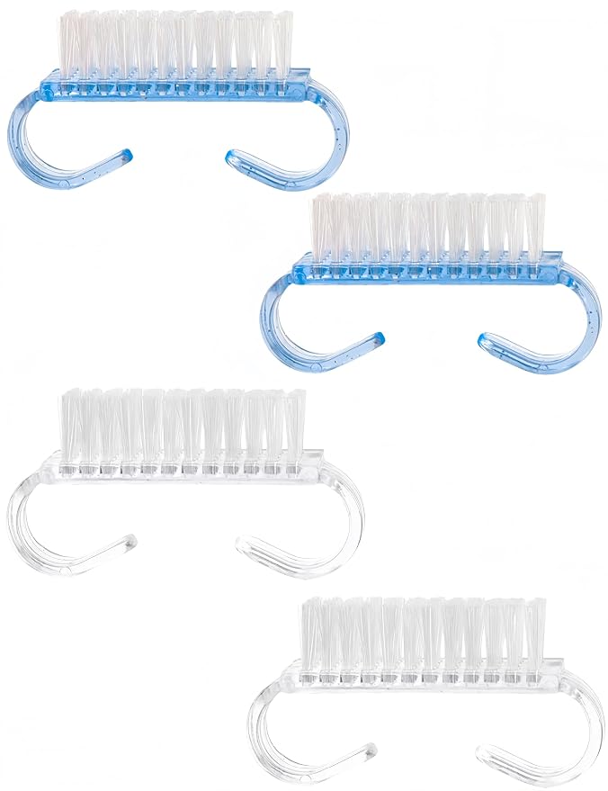 luvilly4 Pack Handle Grip Nail Brush, Nail Brush by Unknown