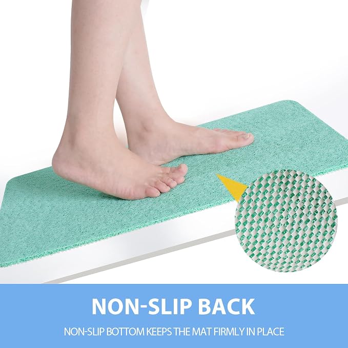 Non-Slip Bathtub Mat, Anti Slip Shower Mat, Fast Drying Bathtub Mats, Foot - Image 3