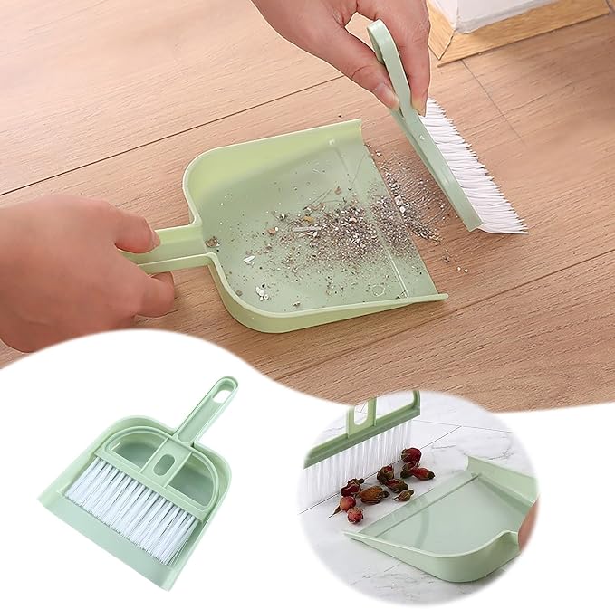 Mini Dustpan and Brush Set, Household Lightweight Portable Dust Pan - Image 5