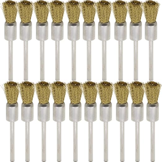 20PCS Brass Wire Brushes by LingGan