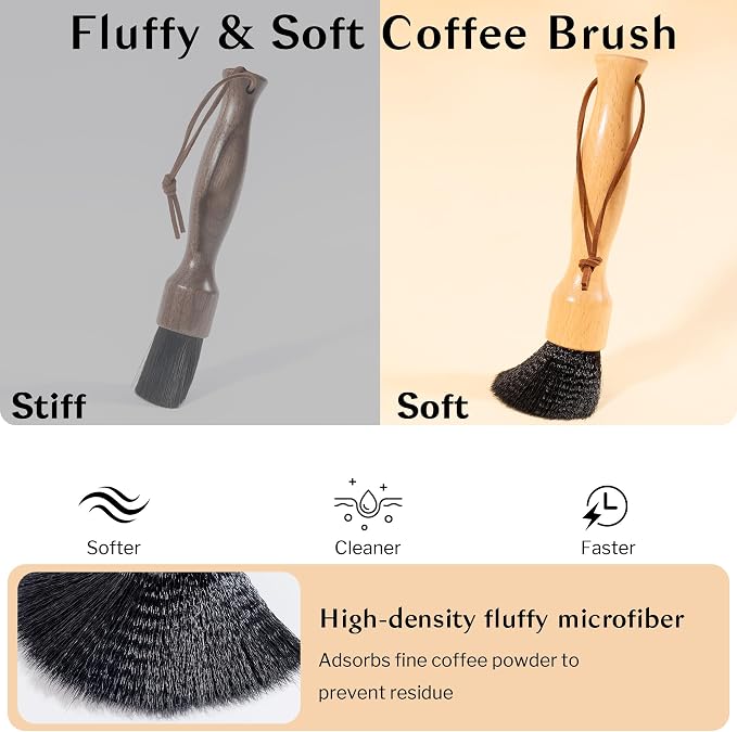 Belongtous Coffee Grinder Cleaning Brush, Espresso Machine Coffee Brush Cleaner - Image 2