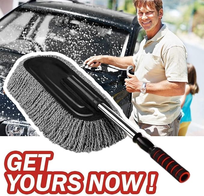 Microfiber Car Duster Exterior Interior Cleaner Cleaning Kit size 15.7 inch - Image 7