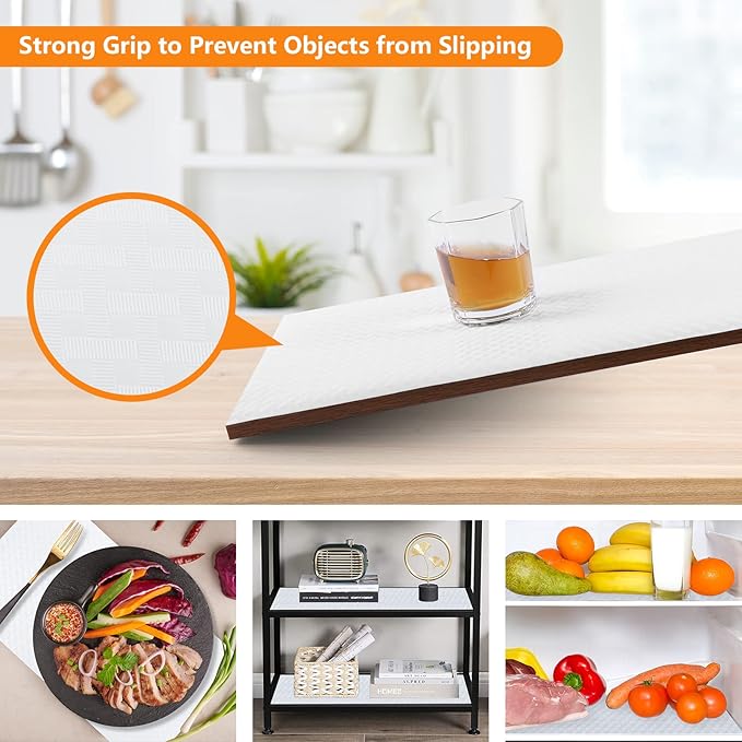 Shelf Liners for Kitchen Cabinets Refrigerator Liners Waterproof & Oil-Proof - Image 6