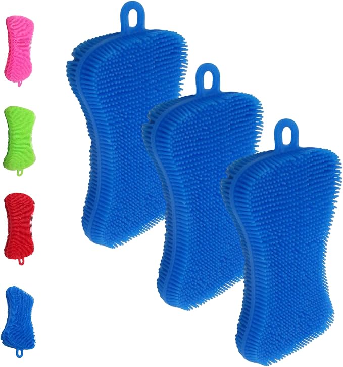 Silicone Dish Sponge by Gadgetime+USA
