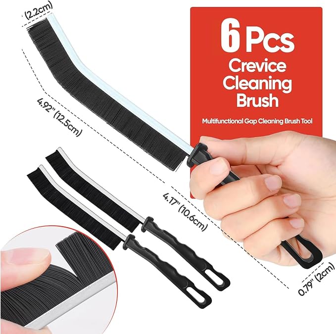 Crevice Cleaning Brush, Bathroom Gap Brush, Small Cleaning Brush, Grout Brush - Image 3