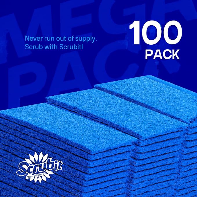 SCRUBIT Scouring Pad 100 Pack - Image 7