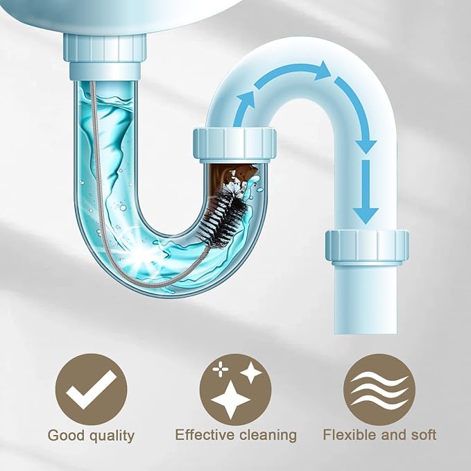 Flexible Long Sink Drainage Tool, AC Drain Cleaning Tool, Removal of AC - Image 4