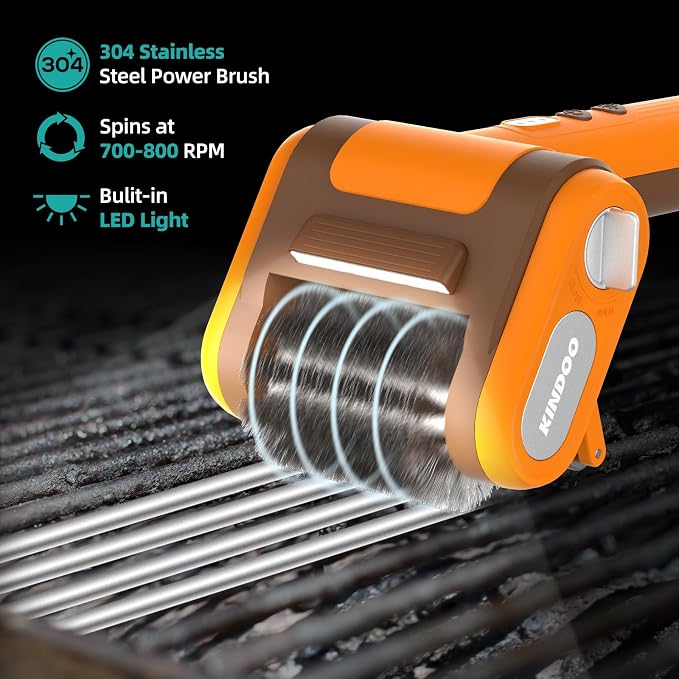 Electric Rechargeable Grill Brush, Grill Cleaner - Image 7