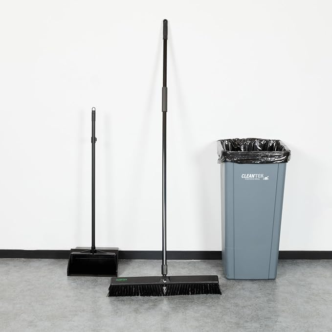 Restaurantware-Clean Tek Professional 23.62 Inch Push Broom, 1 Heavy-Duty Broom - Image 8