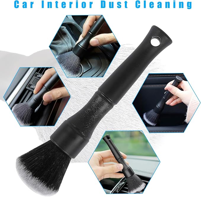 Ziciner Car Detailing Brush, Ultra Soft Car Detail Brush Kit - Image 6