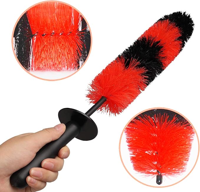Linkhood 2-Pack Master Wheel Brush, Easy Reach Wheel and Rim Detailing Brush - Image 5
