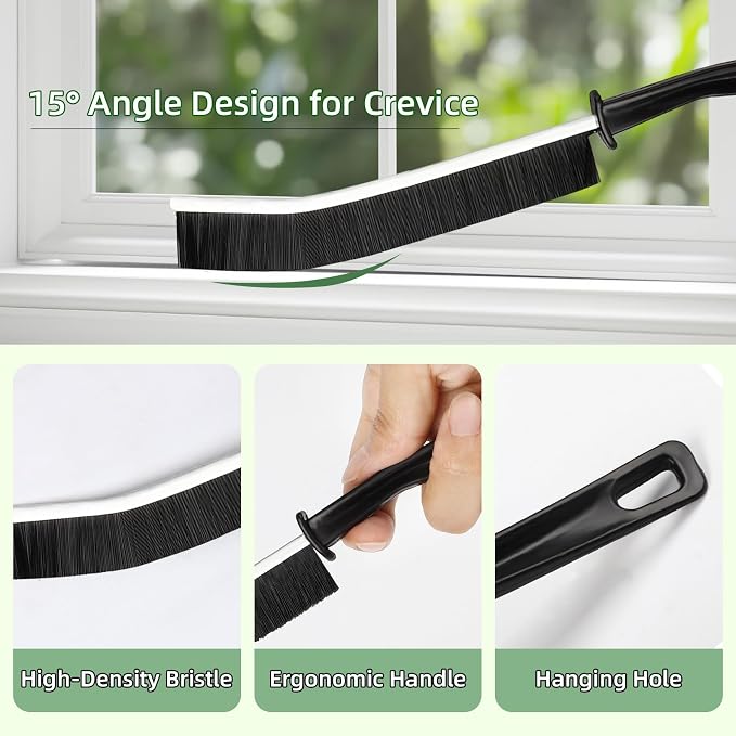12Pcs Crevice Cleaning Brush Set, Hard Bristle Cleaning Tool - Image 2