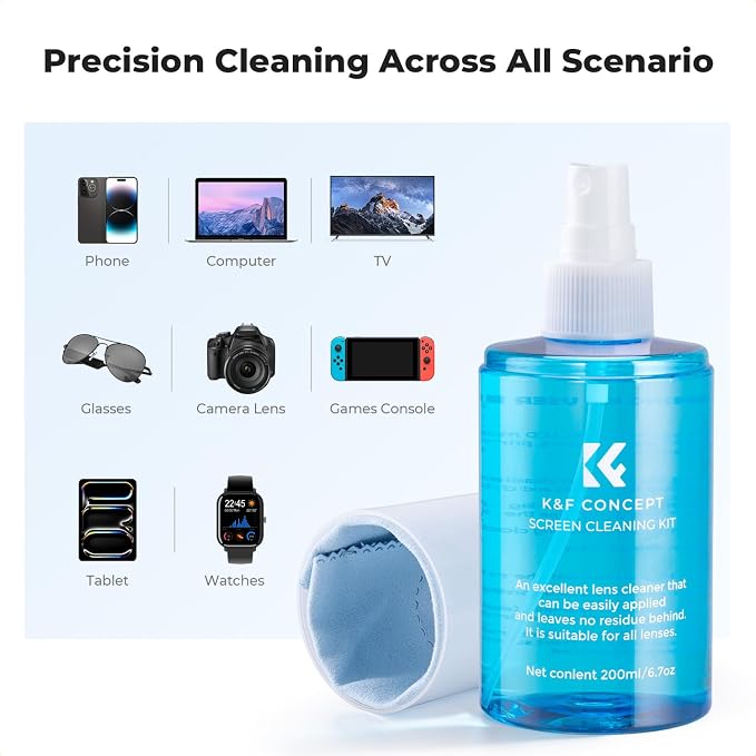 K&F CONCEPT Screen Cleaner Spray, - Image 6