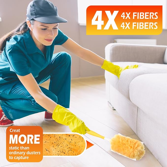 Honeydak 120 Pack Heavy Duty Duster Refills - Image 2