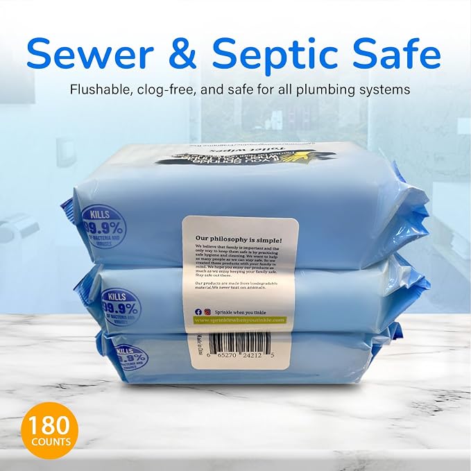 3 Pack Refill Pack Toilet Seat Wipes - Image 5