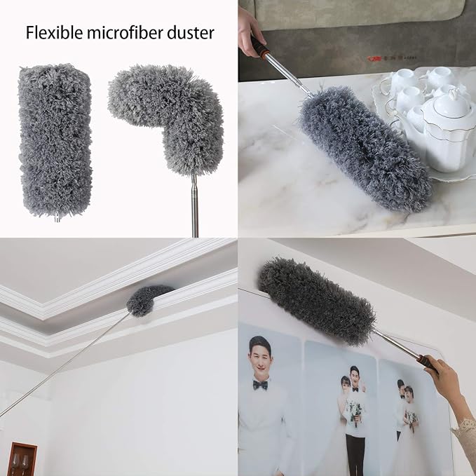 Lambswool Duster with Extra Flexible Microfiber Head, Long Reach/Extendable - Image 4