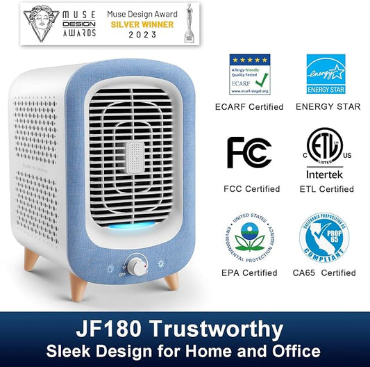 Jafanda Air Purifier for Home Bedroom 780sq ft, HEPA & Activated Carbon - Image 2