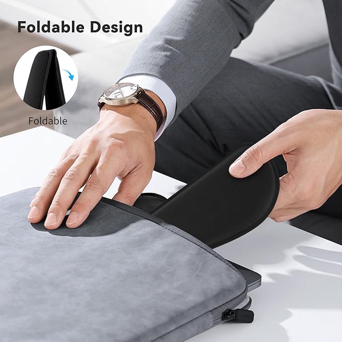 Zibly Ergonomic Gel Keyboard Wrist Rest & Mousepad Rests - Image 4