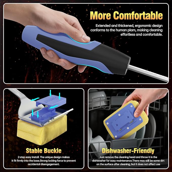 Grill Cleaning Brush Bristle Free - Image 5