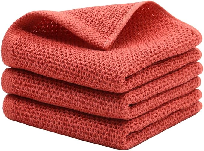 Mia's Dream Cotton Hand Towel Waffle Weave Kitchen Tea Towels, Soft and by MiasDream