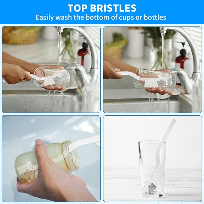 4TH Crevice Cleaning Brush Set–Household Deep Cleaning Supplies, and Tough - Image 5