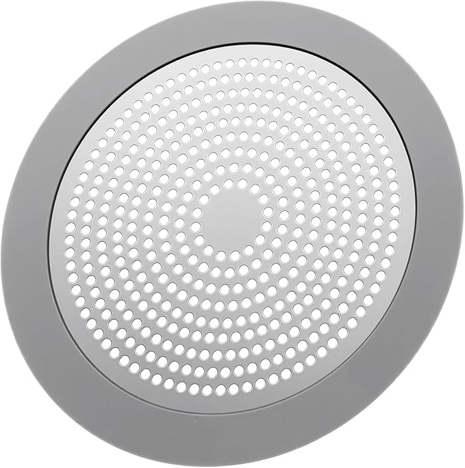 Flat Shower Drain Hair Catcher Stainless Steel Shower Drain Cover Hair Catcher by Unknown