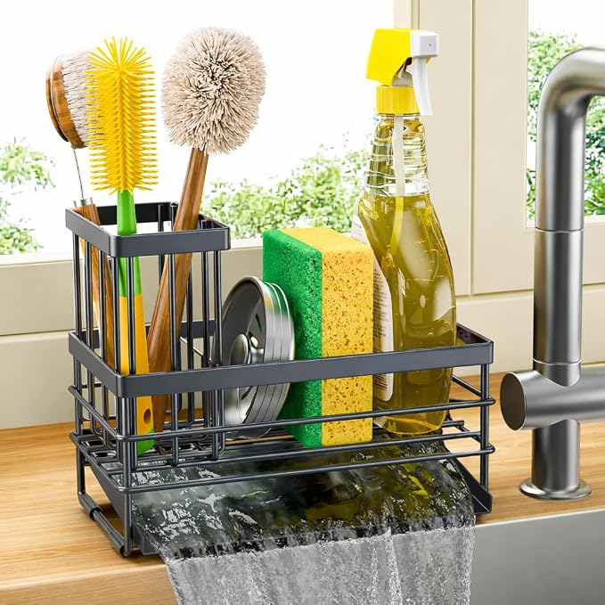 Cisily Sink Caddy Sponge Holder by CISILYHOMELIFE