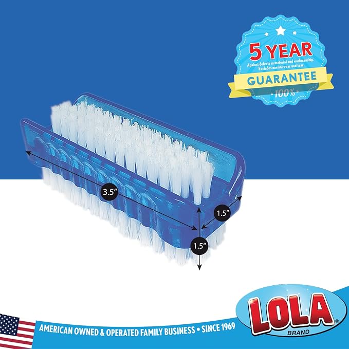 LOLA Classic Hand & Nail Brush, 2 Sided - Image 2