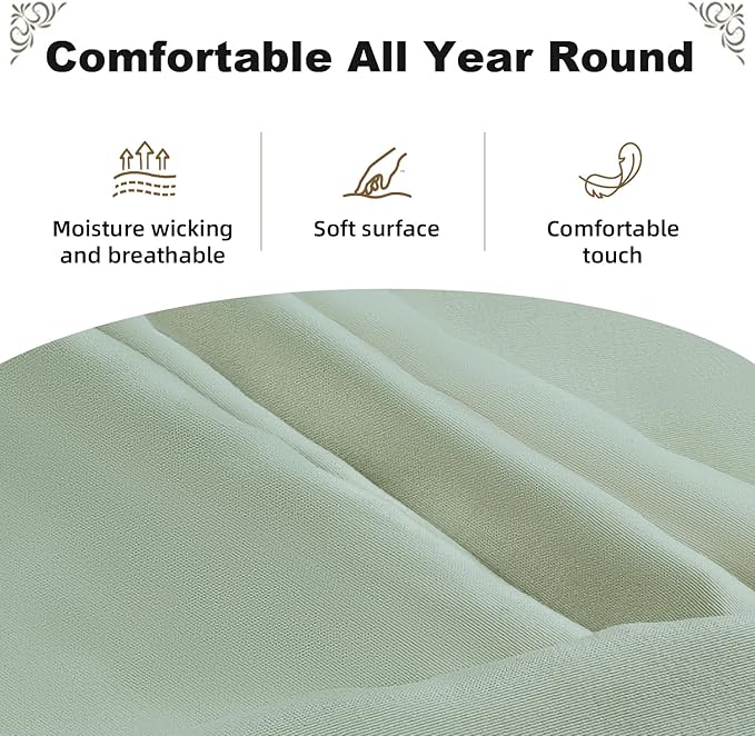 Floor Futon Cover Twin Size 82" L x 41" W Japanese Floor Futon Mattress Slipcover Tatami Mats Cover Washable Green