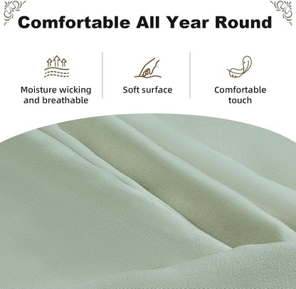 Floor Futon Cover Twin Size 82" L x 41" W Japanese Floor Futon Mattress Slipcover Tatami Mats Cover Washable Green