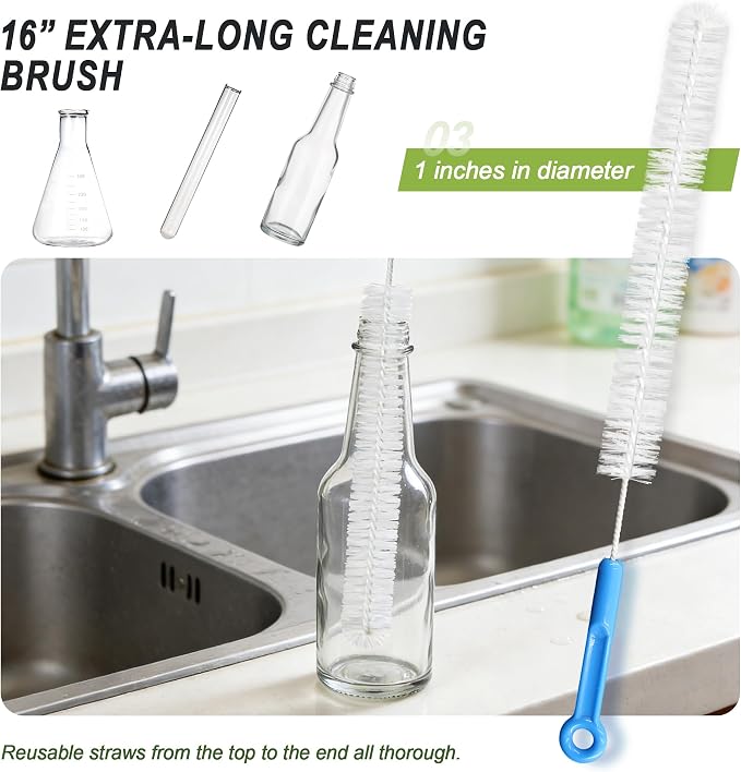 9Pcs Bottle Cleaning Brush Set - Image 4