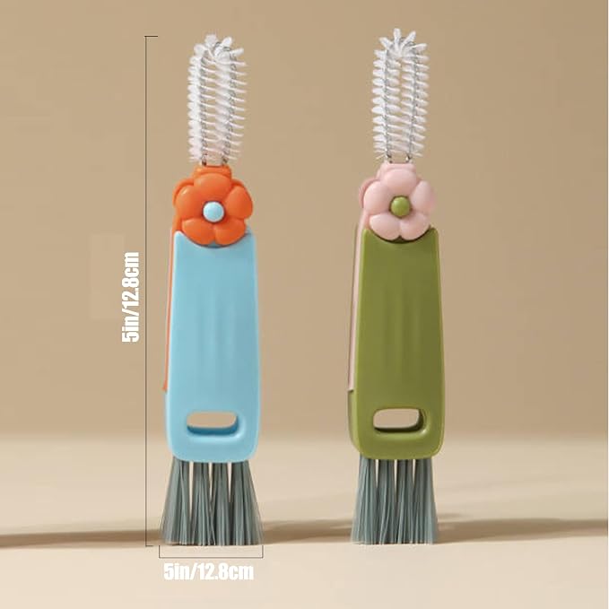 3 in 1 Cup Lid Gap Cleaning Brush Multifunctional Bottle Cleaning Brush - Image 5