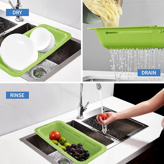 LASSHSWA Collapsible Colander and Strainer - Image 3