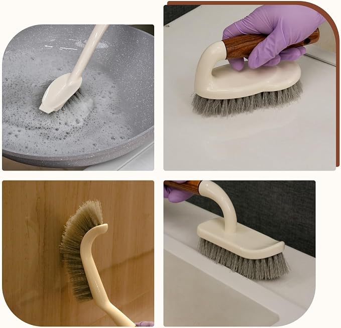 4-Pack Heavy Duty Scrub Brushes Set - Image 7