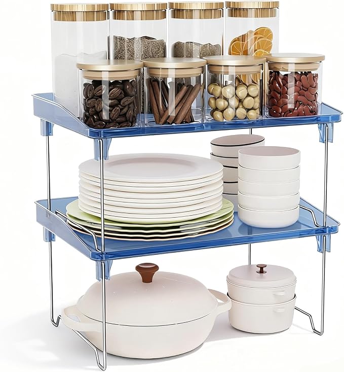 Acrylic Cabinet Organizer Shelf, Spice Rack, Countertop Organizers by STARLATTA