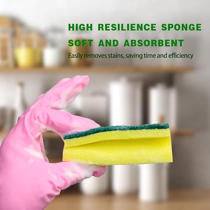 Kitchen Sponges, Heavy Duty Dish Sponges - Image 2