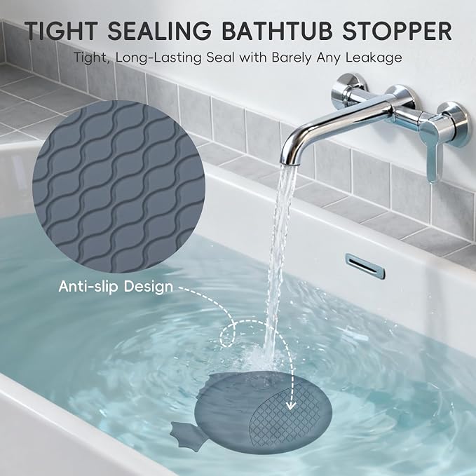 Bathtub Drain Hair Catcher, Wokdada Fast Drainage Shower Drain Hair Catcher - Image 2