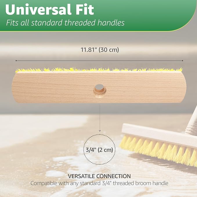 Deck Scrub Brush Head 11.81" - Image 2