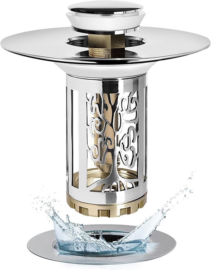 Bathroom Sink Drain Stopper, Bathroom Sink Drain Strainer by BAOLSLS