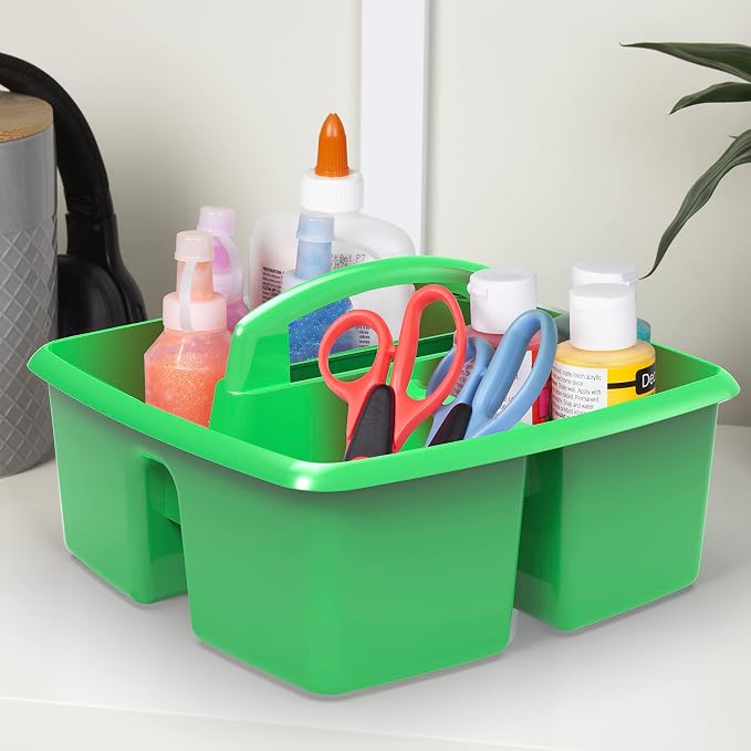 Storex 3-Compartment Small Caddy – Multipurpose Classroom Organizer - Image 4