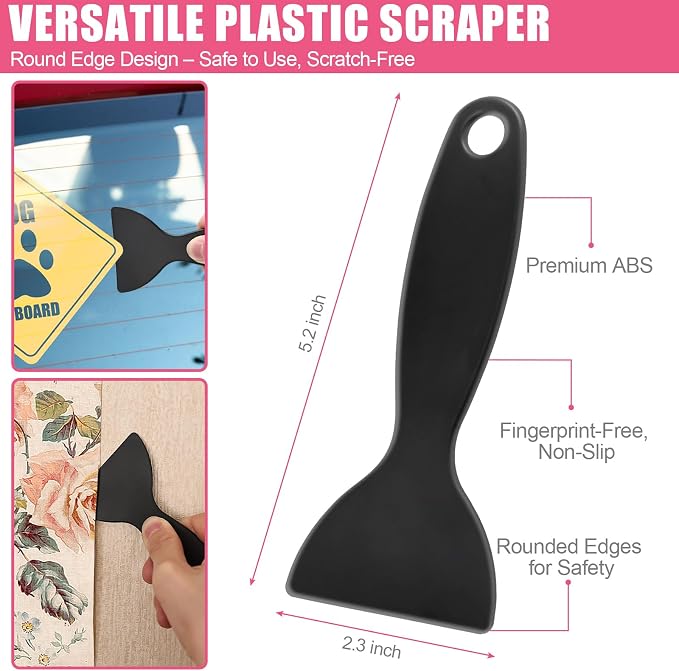 4 Pack Razor Blade Scraper, Premium Cleaning Scraper Tool - Image 4