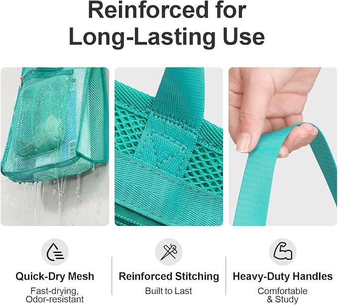 F-color Mesh Shower Caddy Portable Hanging - Image 4