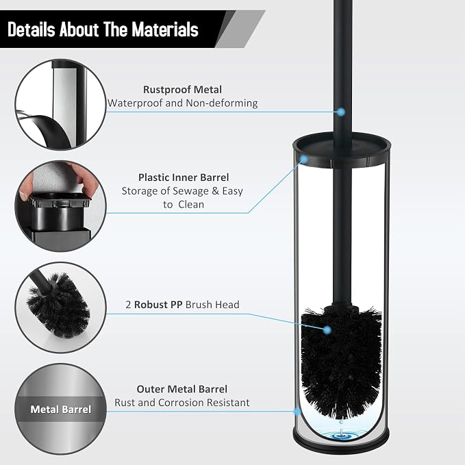 BGL Stainless Steel Toilet Brush - Image 3