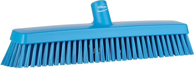 Vikan 31753 16" Heavy-Duty Push Broom, Soft/Stiff by Vikan