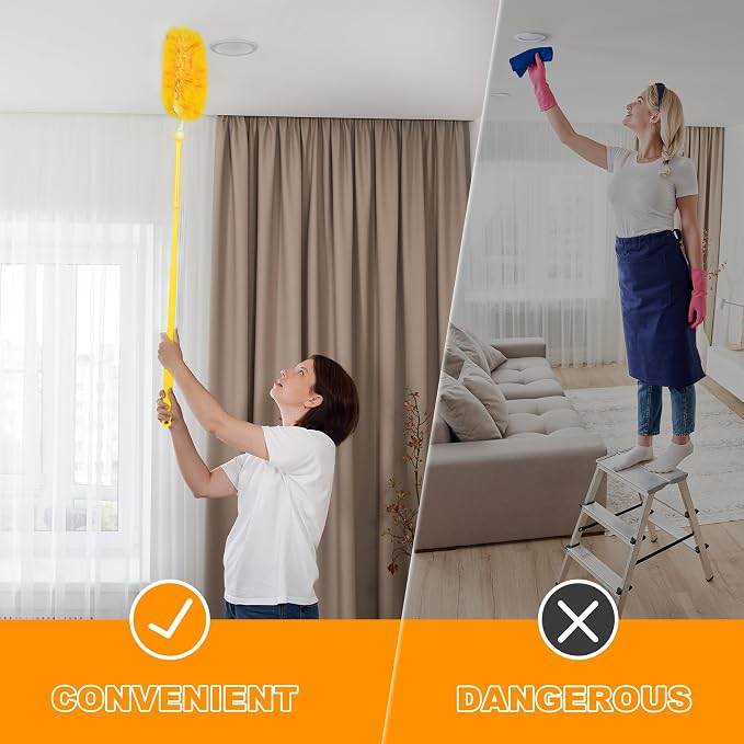 JEHONN Duster Refills for Swiffer 20 Counts, 360 Degree Heavy Duty Dusting Kit - Image 7