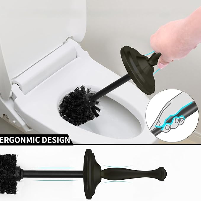 Matte BlackToilet Bowl Brush - Image 3